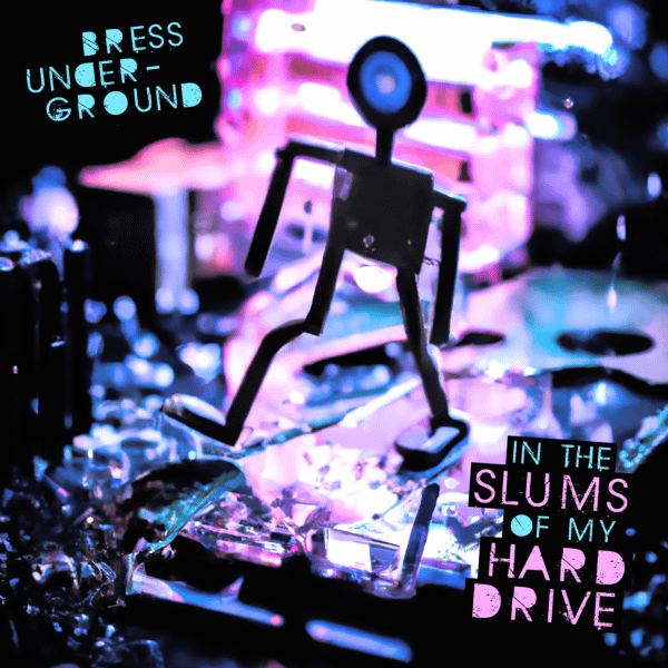 The cover artwork of Bress Underground's "In the Slums of my Hard Drive" EP by theDustRealm Music. The image used in the EP's cover artwork is generated by artificial intelligence.   As the "In The Slums of My Hard Drive" title suggests, the EP contains experiments, synth games and sampling. One of those creations that stay set aside in an old hard disk, as happens to many musicians. A few years after the realization, Bress Underground rediscovered it and considered it complete, ready for release. The three-track EP was published on October 14, 2022, by the underground  Electronic music label TheDustRealm Music. underground music, electronic music, best electronica 2022, new artists IDM, best Italian IDM, intelligent dance music, independent underground label, new electronic music ep, alternative Italian music