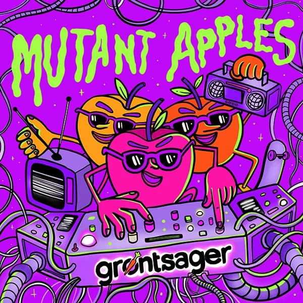 Mutant Apples by Grøntsager: electronic music deeply influenced by Bigbeat, Breakbeat, Techno and '90s underground electronica