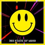 303 State Of Mind is a Spotify and YouTube playlist that contains a collection of tracks featuring the iconic Roland TB-303 bass synthesizer. The selection, compiled by Bob Rage & Peanuke from theDustRealm Music, also features tracks that use hardware or software clones of the original machine, such as "Cyclone Analogic TT303", "DinSync RE-303", "Roland TB-03", "Audiorealism ABL-3", "Mode Machines X0Xb0X", "Behringer TD-3", etc.